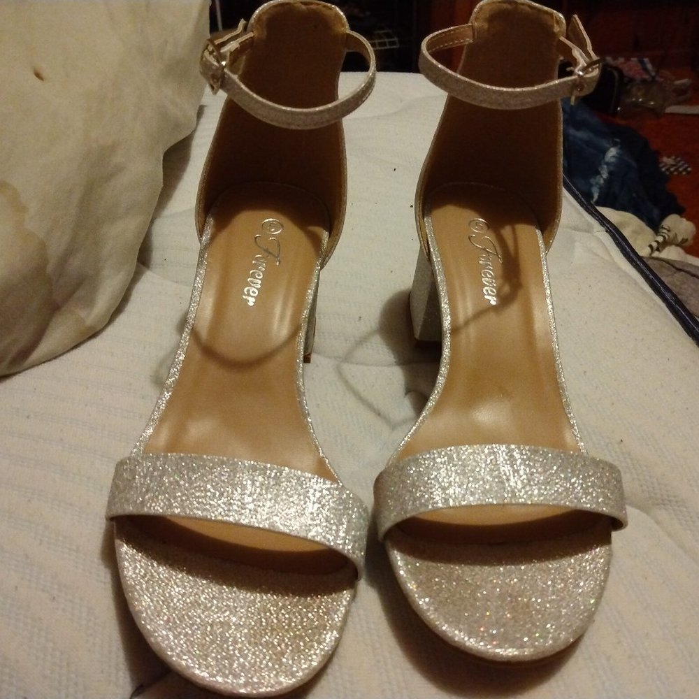 Silver heels